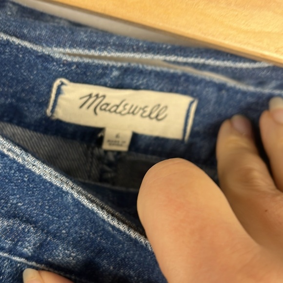 Madewell wrap denim 6 raw hem - Picture 7 of 8